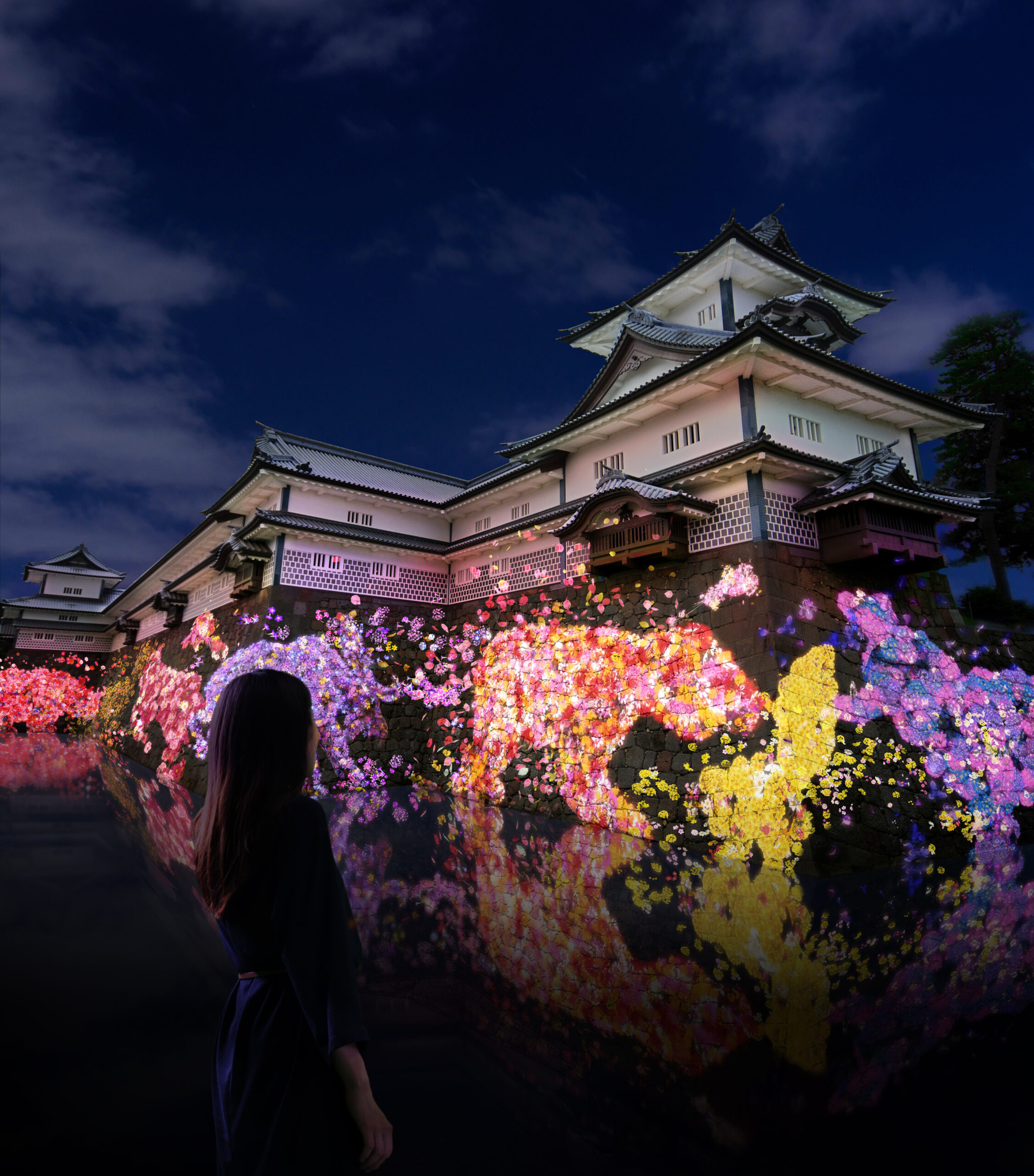 チームラボ 金沢城 光の祭 | 金沢おもてなしの宿